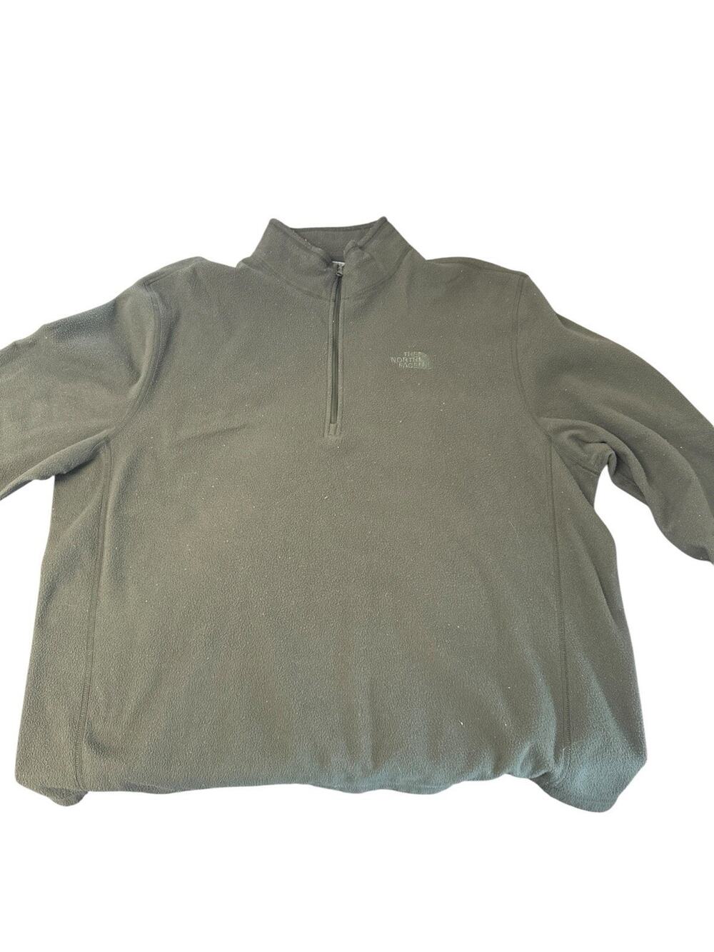 The North Face Men’s XXL Green Quarter Zip Fleece Pullover Jacket